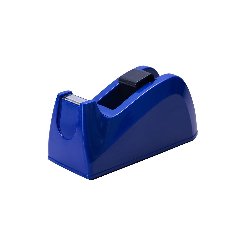 Настолен тиксодържач Deli Quali E814, 120x57x60 мм, за ленти до 19 мм х 33 м, син