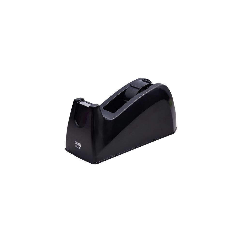 Настолен тиксодържач Deli Quali E816, 210x82x102 мм, за ленти до 24 мм х 66 м, черен