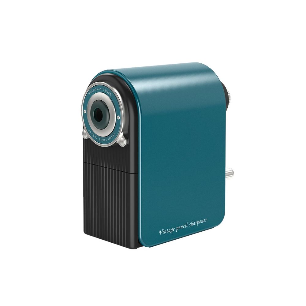 Настолна единична острилка с контейнер Deli EH514, 7 нива на острене, ф 8 мм, 135х64х122 мм, зелена