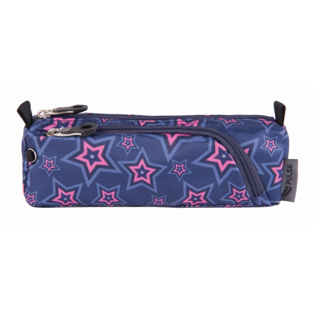 Несесер с две отделения PULSE Pink Stars, син