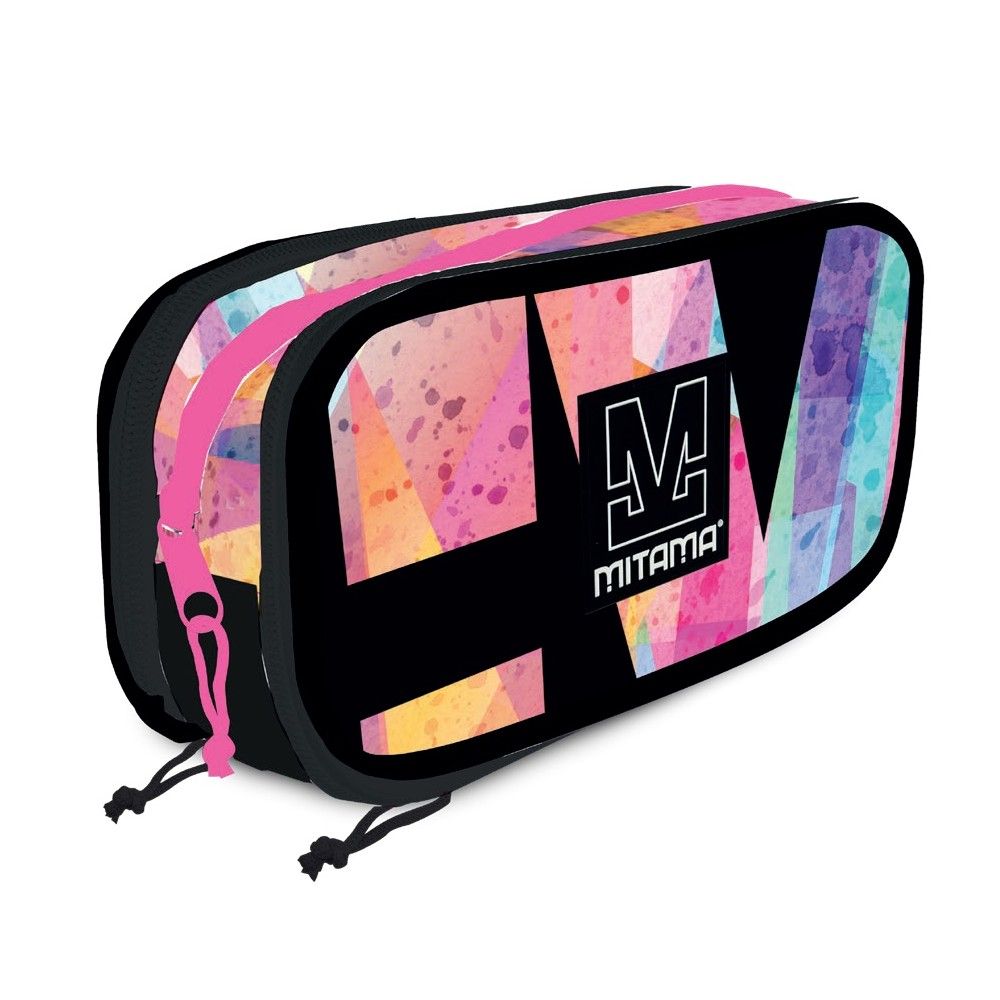 Несесер с пълнеж MITAMA 3-ZIP#BDBF от 14 бр. средства, 3 отделения, микс 3 дизайна за момиче