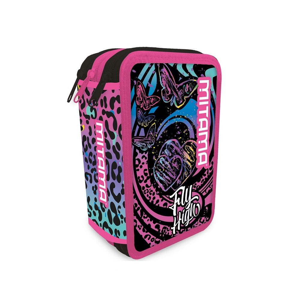 Несесер с пълнеж MITAMA Triplo от 47 бр. средства, 3 отделения, микс 6 дизайна за момиче