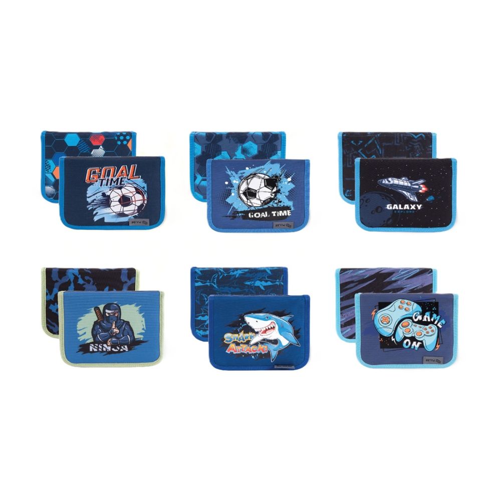 Несесер с пълнеж PULSE Mix Designs за момчета, едно отделение и два капака