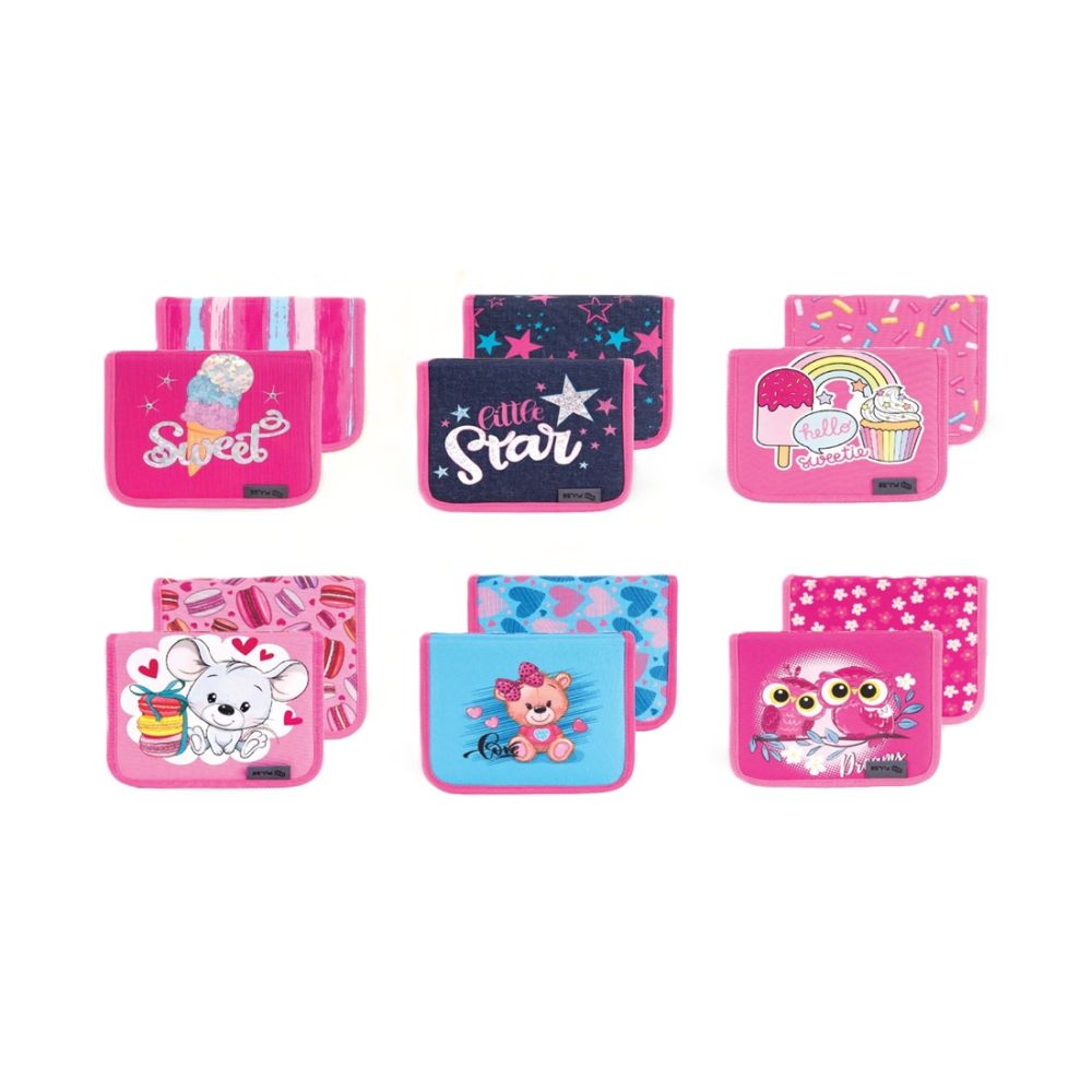 Несесер с пълнеж PULSE Mix Designs за момичета, едно отделение и два капака