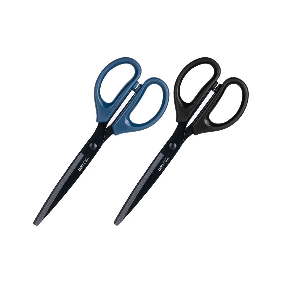 Ножица Deli Classic, E6009S, 180 мм, симетрични дръжки, полирана черна стомана