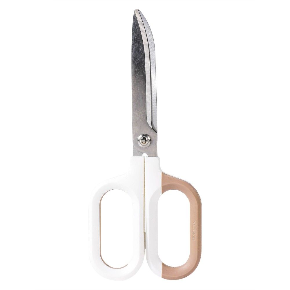 Ножица NuSign ENS055, 180 мм, симетрични дръжки, бяла