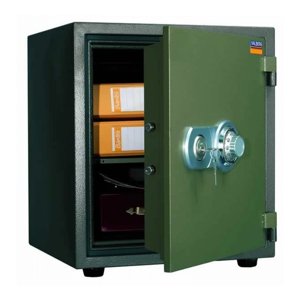 Огнеупорен сейф Valberg FRS 51CL, кодова брава+ ключ, външни размери 510x445x425 мм