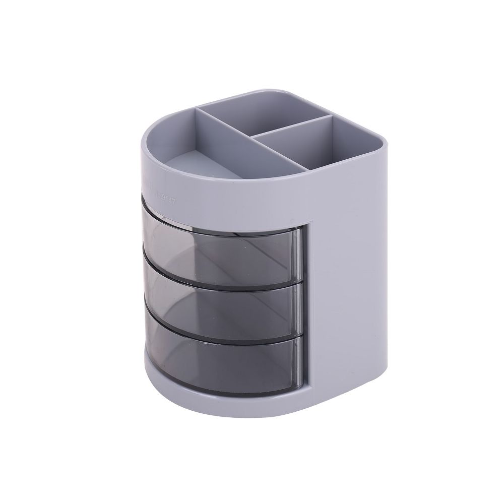 Органайзер за бюро Deli Multi, E9147, 6 отделения, 85x83x103 мм, сив