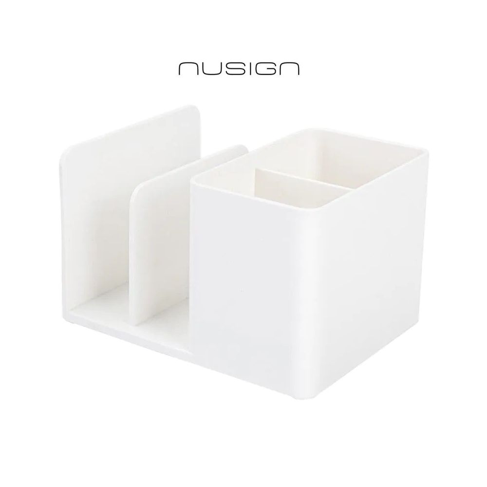 Органайзер за бюро Nusign Classic ENS950, 4 отделения, 120х155х96 мм, бял Органайзер за бюро Nusign Classic ENS950, 4 отделения, 120х155х96 мм, бял