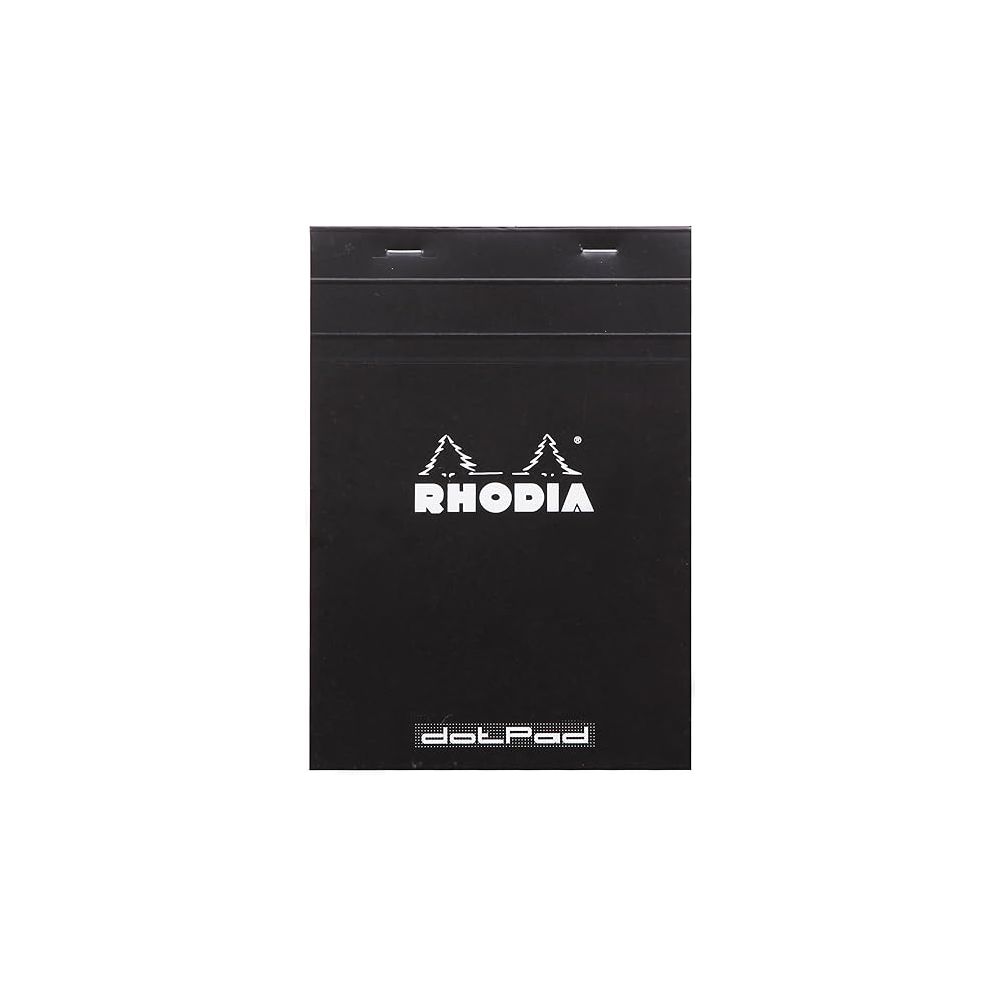 Пад с телчета RHODIA Black N°16 16559C, А5, 80 л., офсет с точки 80 г, микроперфорация