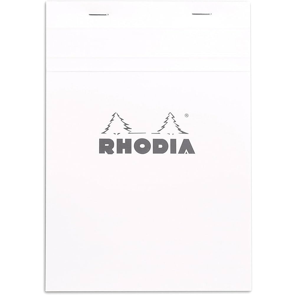 Пад с телчета RHODIA White N°16 16201C, А5, 80 л., офсет с точки 80 г, микроперфорация