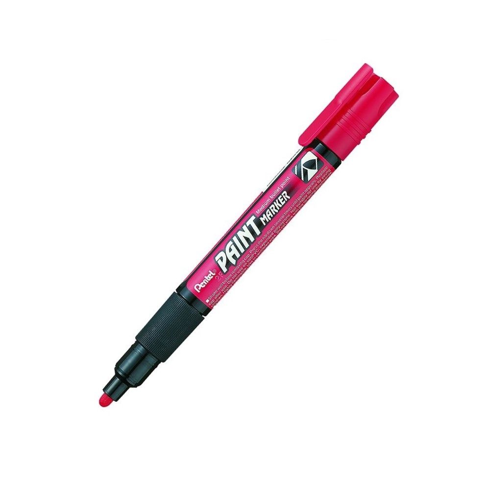 Paint маркер Pentel MMP20, объл връх 4 мм, червен