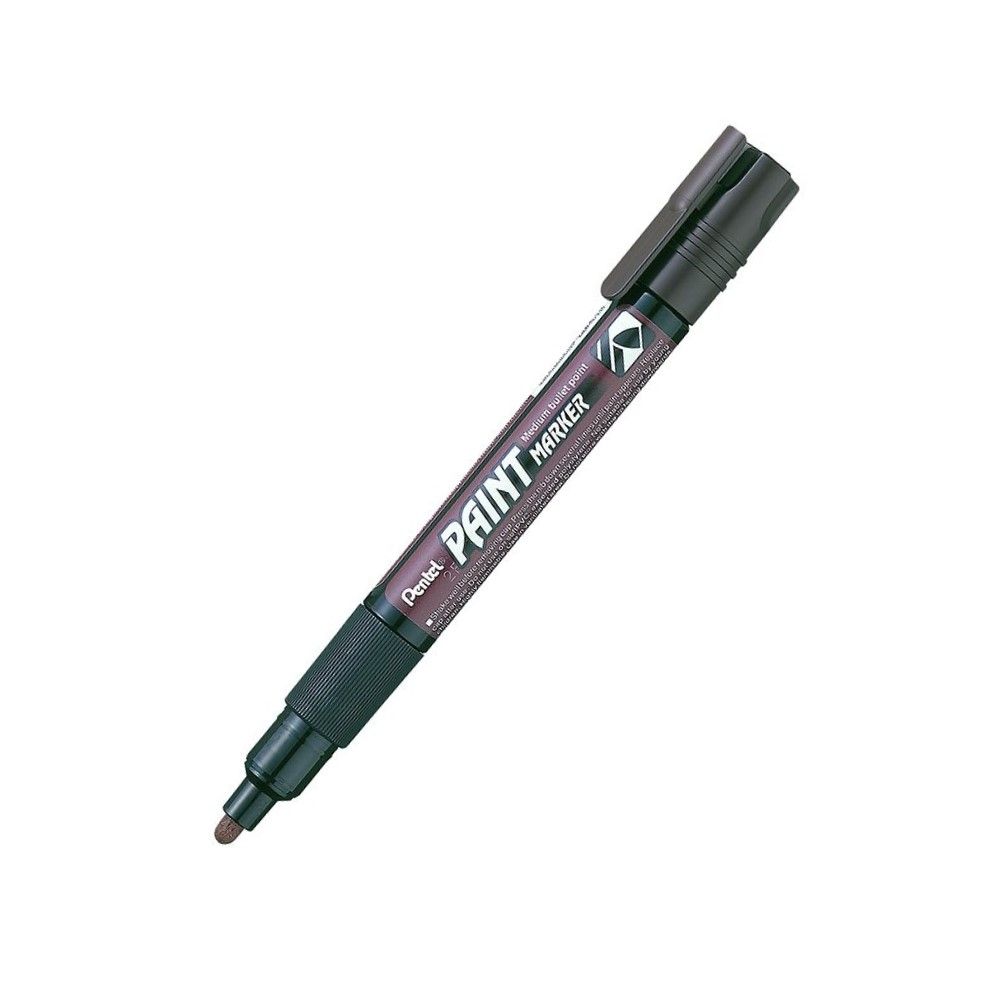 Paint маркер Pentel MMP20, объл връх 4 мм, кафяв