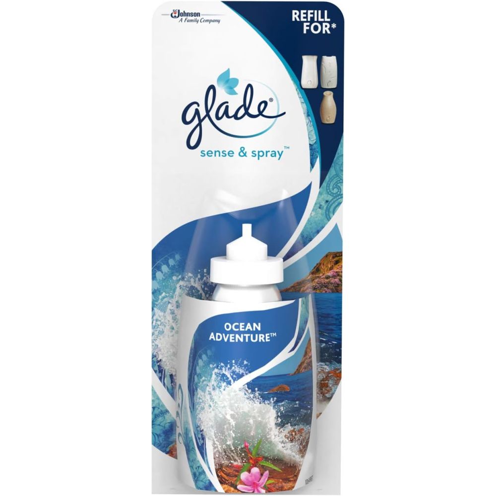 Пълнител за ароматизатор Glade Sense&Spray, аромат Ocean, 18 мл