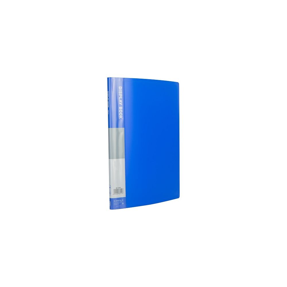 Папка с 10 джоба Deli Classic, E38144, A4, PP, синя