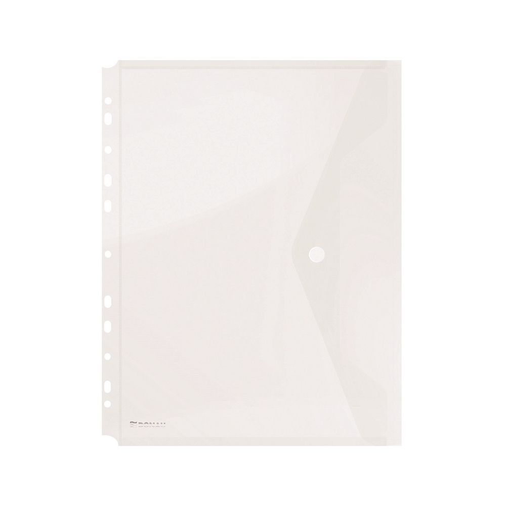 Папка с копче и европерфорация DONAU, A4, PP 200 mic, кристална, прозрачна