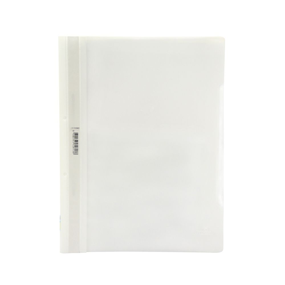 Папка с машинка и перфорация UMIX Premium, A4, PP 180 mic, мат, бяла