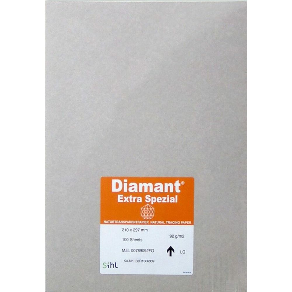 Паус хартия SiHL, А3, 92 г, мат, кутия 100 л.