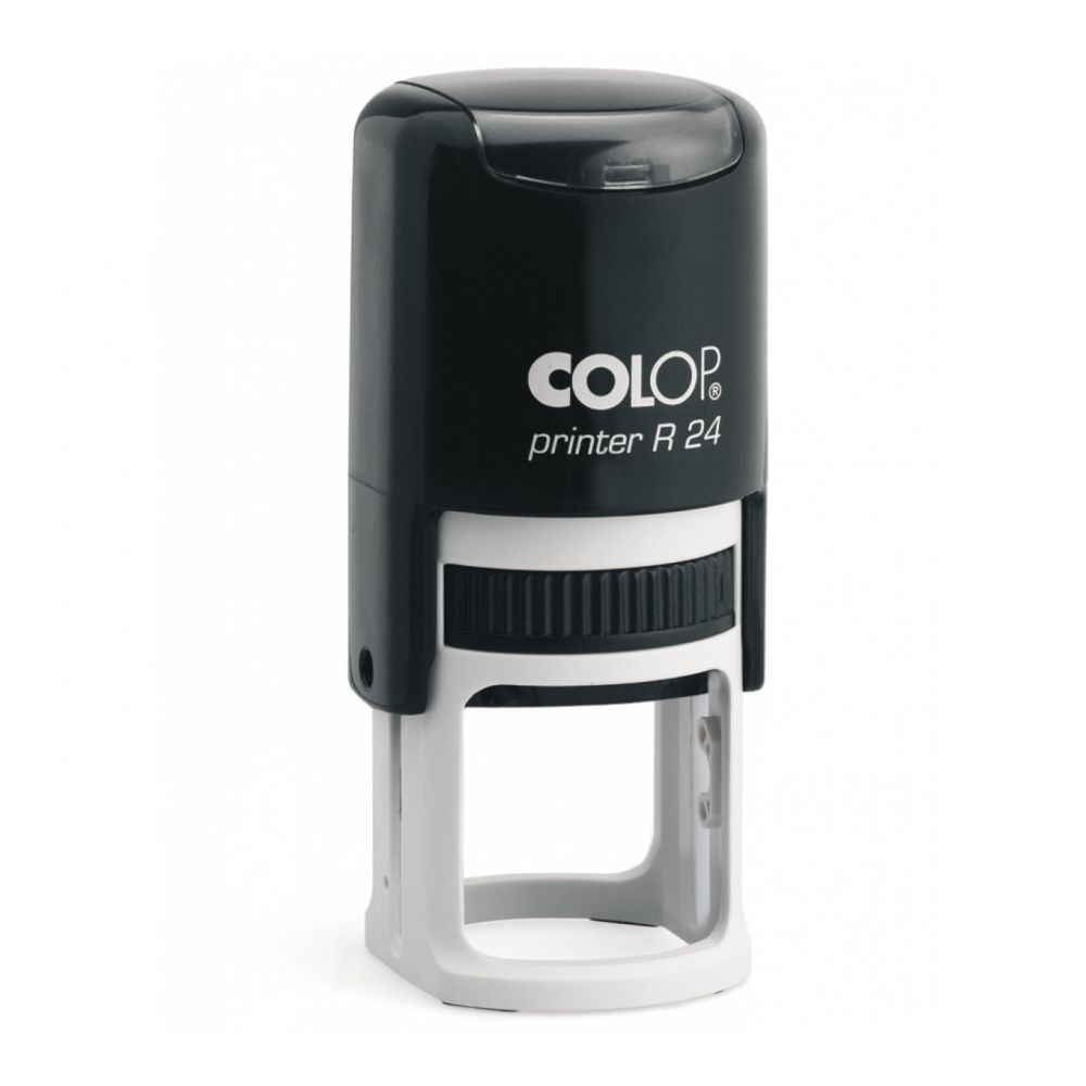 Печат Colop Printer R24 кръгъл, D24 мм, син тампон