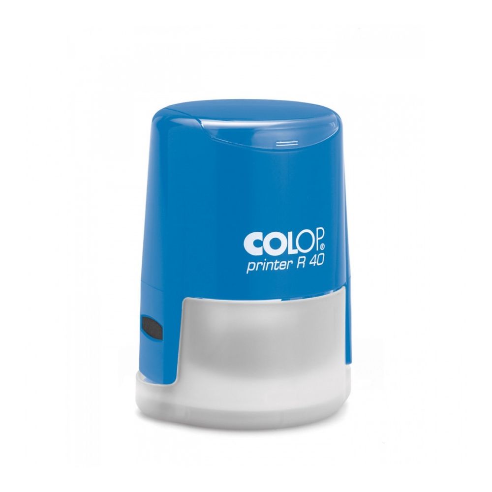 Печат Colop Printer R40, кръгъл, D40 мм, черен тампон