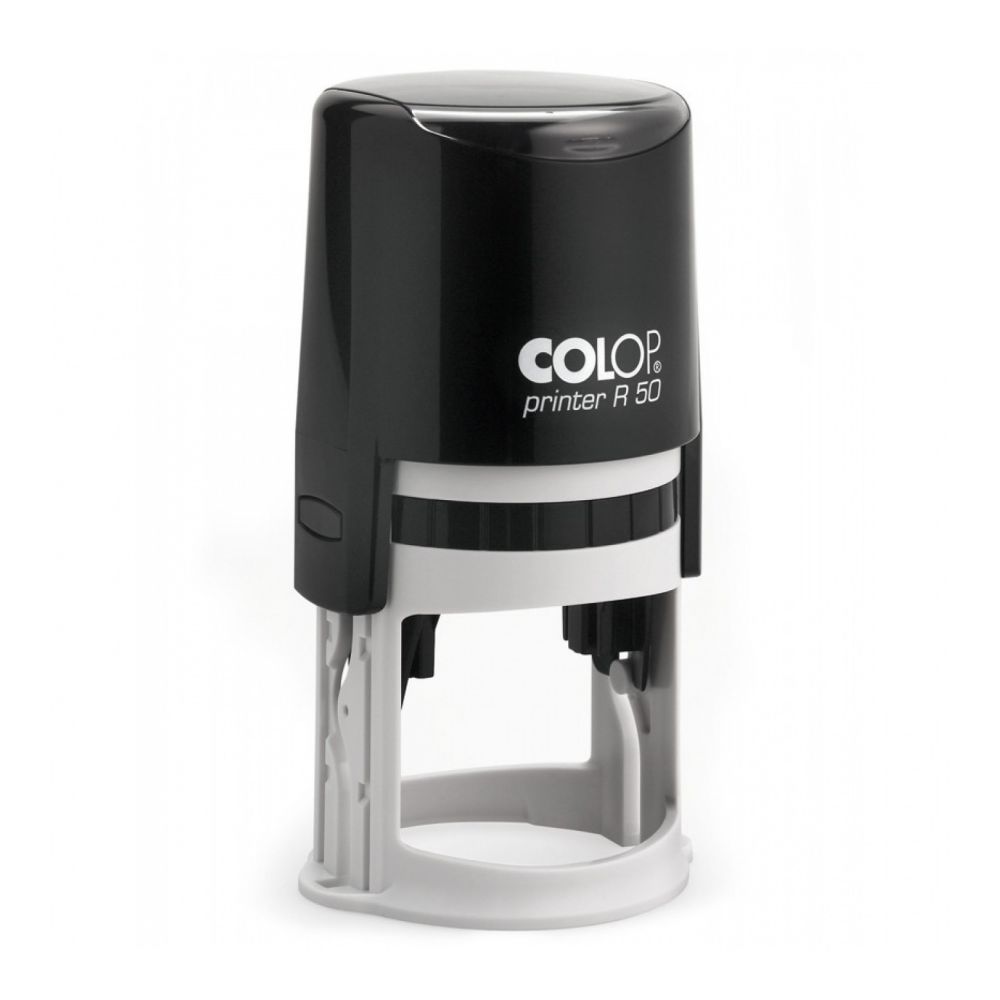 Печат Colop Printer R50, кръгъл, D50 мм, син тампон