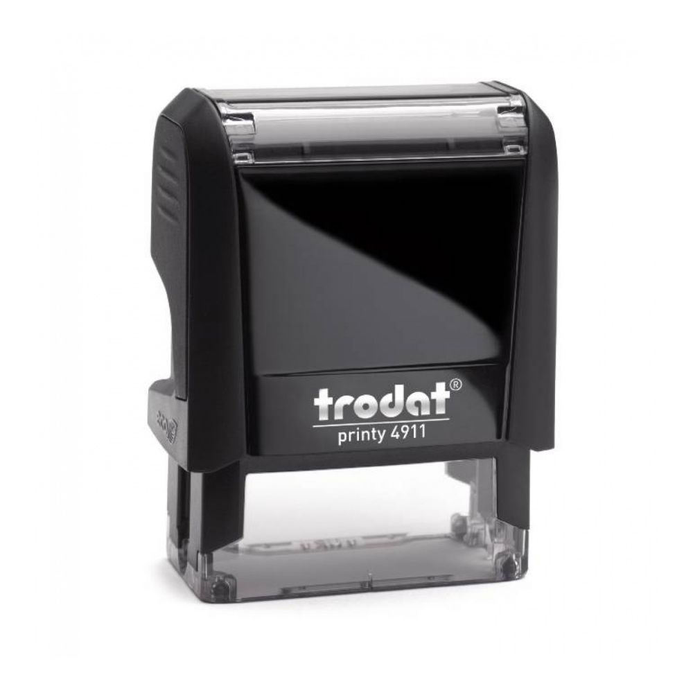 Печат Trodat Printy 4911, правоъгълен, 38х14 мм, син тампон