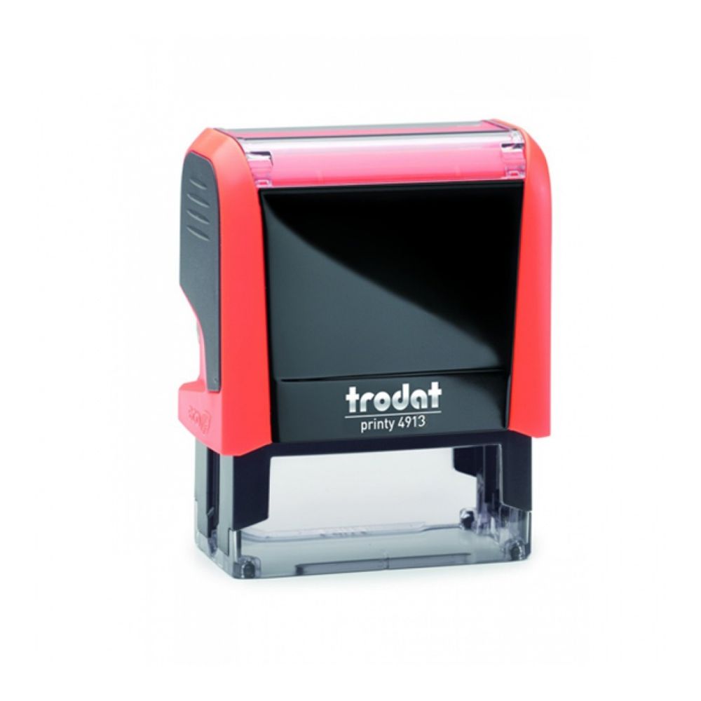 Печат Trodat Printy 4913, правоъгълен, 58х22 мм, син тампон