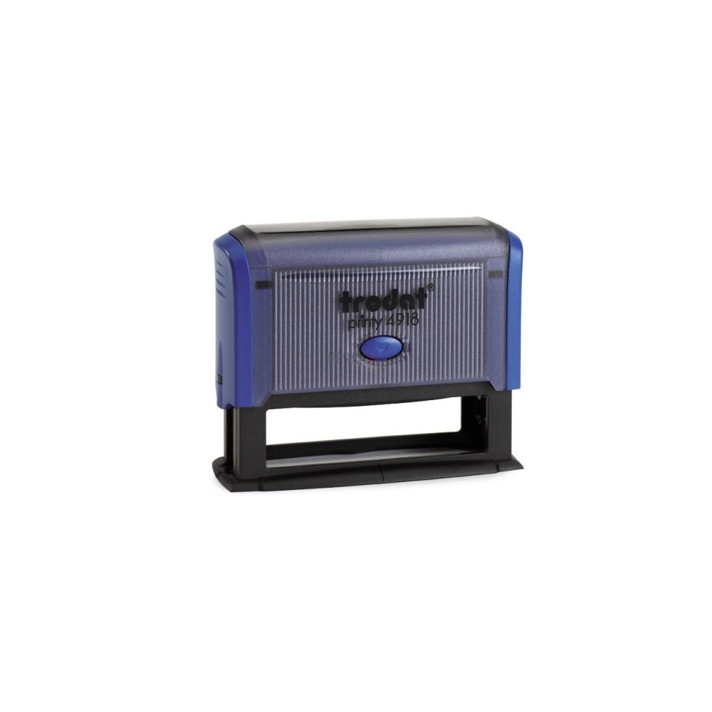 Печат Trodat Printy 4918, правоъгълен, 75x15 мм, син тампон