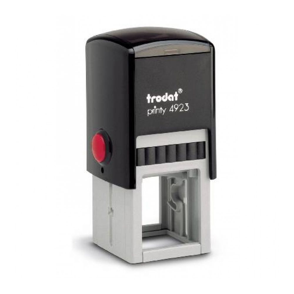 Печат Trodat Printy 4923, квадратен, 30х30 мм, син тампон