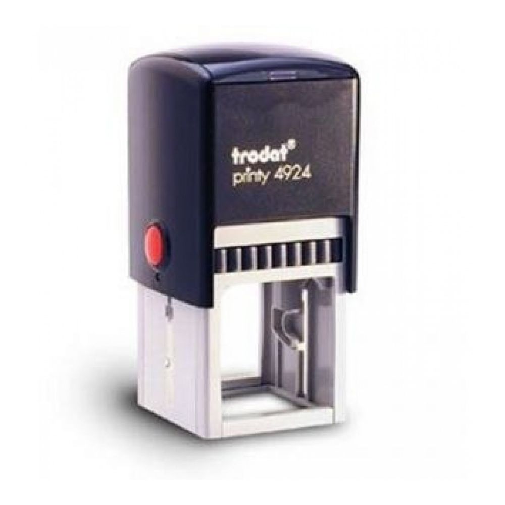Печат Trodat Printy 4924, квадратен, 40х40 мм, син тампон