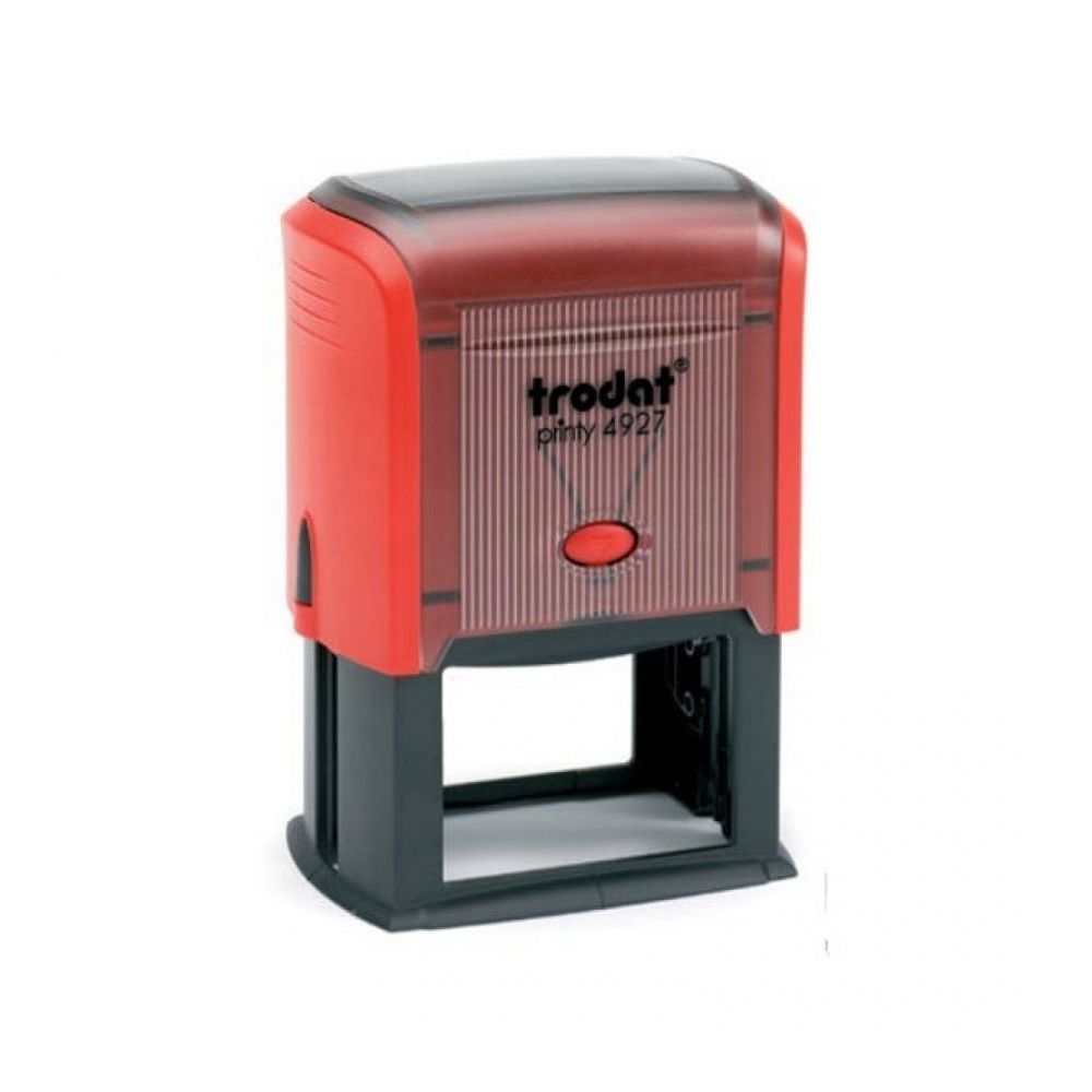 Печат Trodat Printy 4927, правоъгълен, 60х40 мм, син тампон