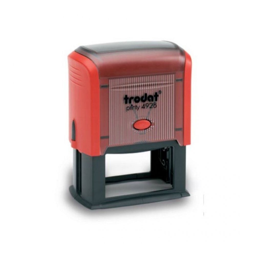 Печат Trodat Printy 4928, правоъгълен, 60х33 мм, син тампон