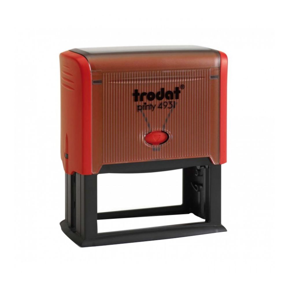 Печат Trodat Printy 4931, правоъгълен, 70х30 мм, син тампон