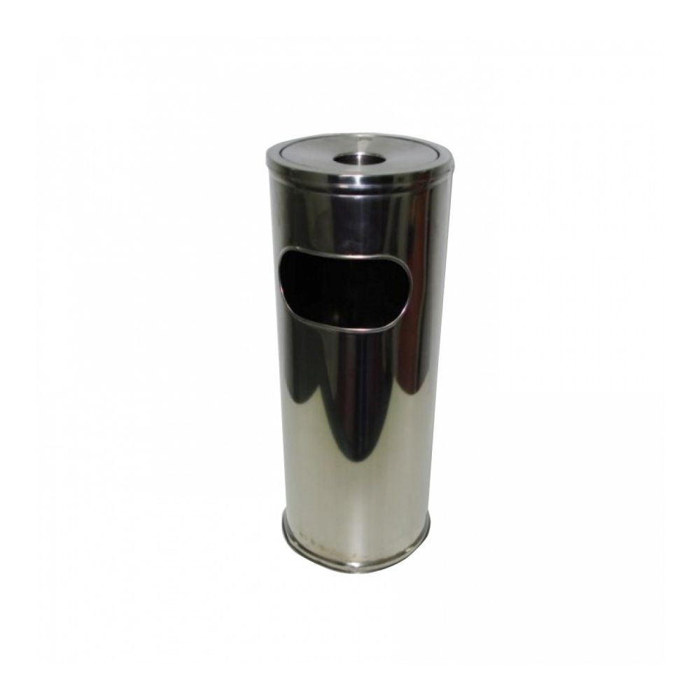 Пепелник стоящ Ased, кръгъл, 205x565 мм, инокс