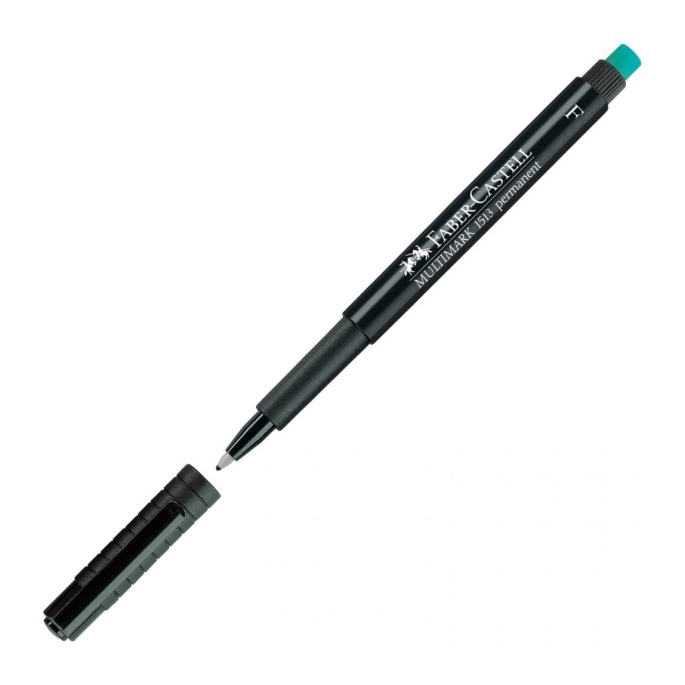 Перманентен маркер Faber-Castell 151399 OHP-F, 0.6 мм, черен