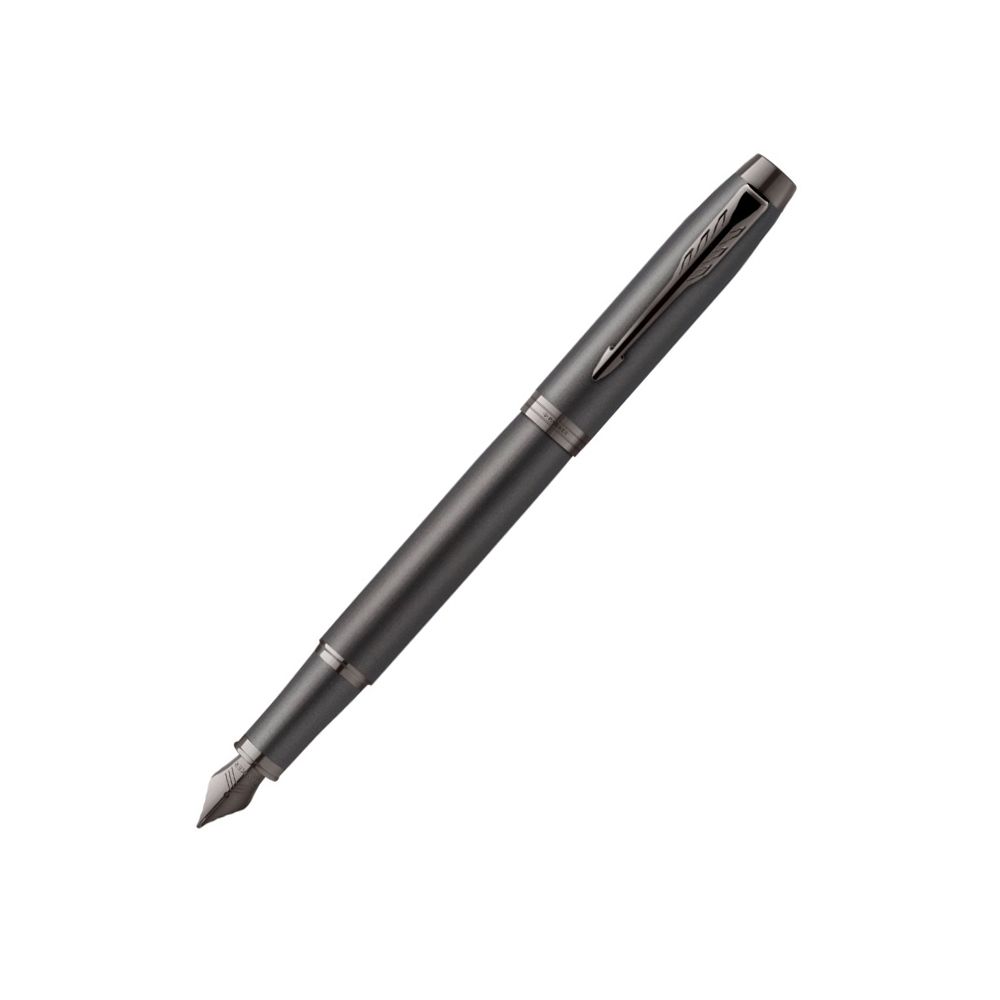 Писалка PARKER IM Prof Monochrome Bronze, метално тяло и клип, черен