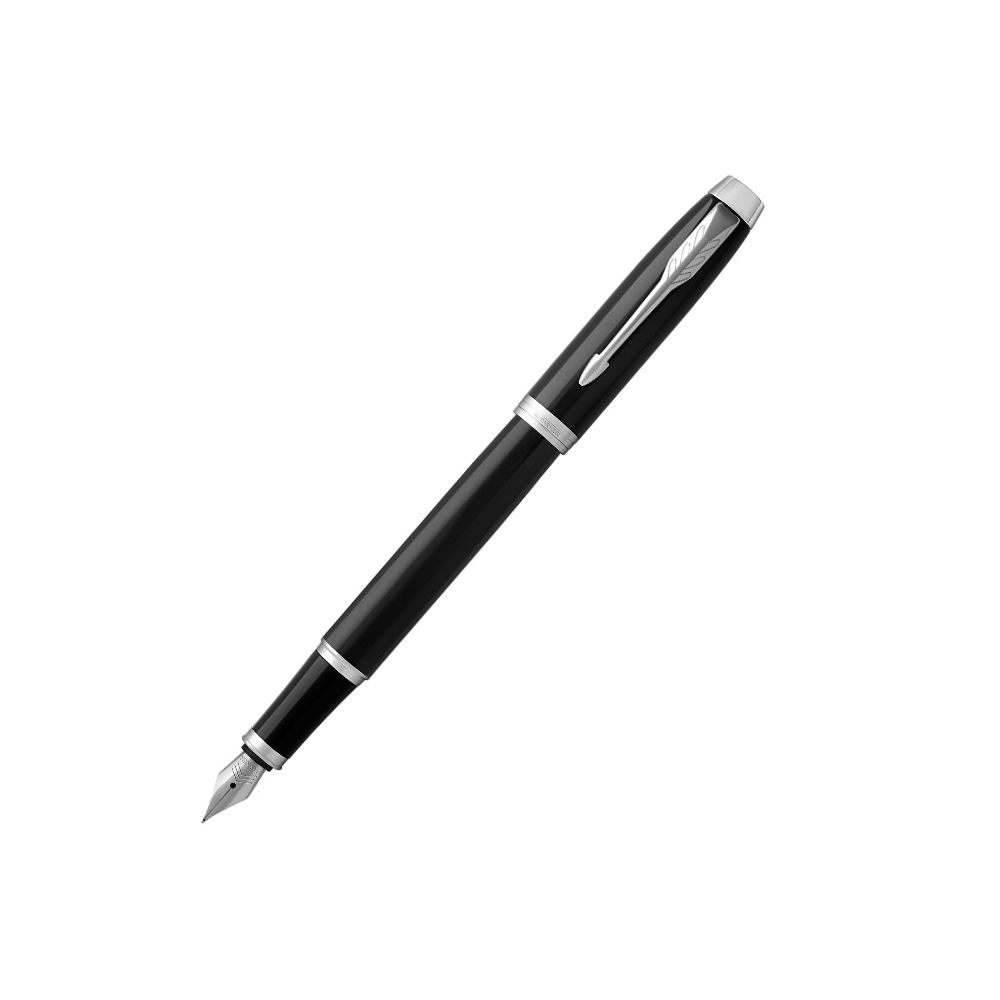 Писалка PARKER Royal IM Black CT, месингово тяло, хромиран клип, черен