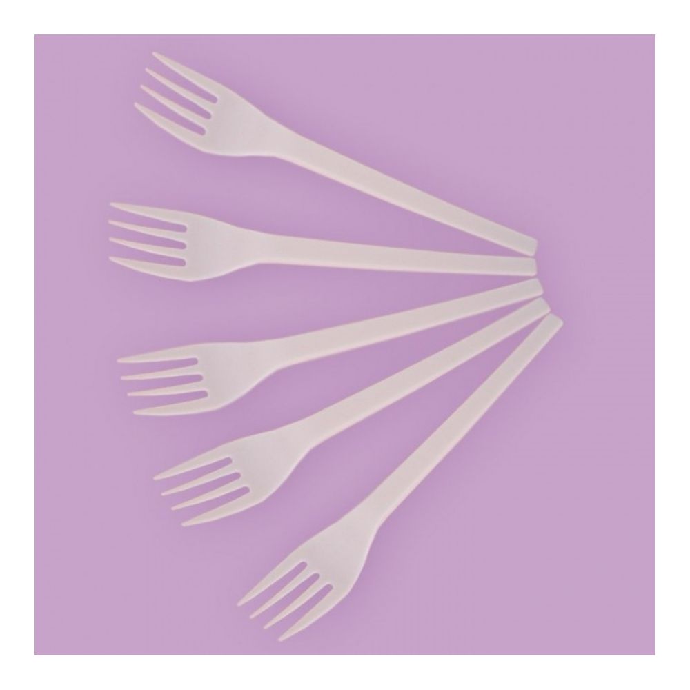 Пластмасова вилица, еднократна, 50 бр.