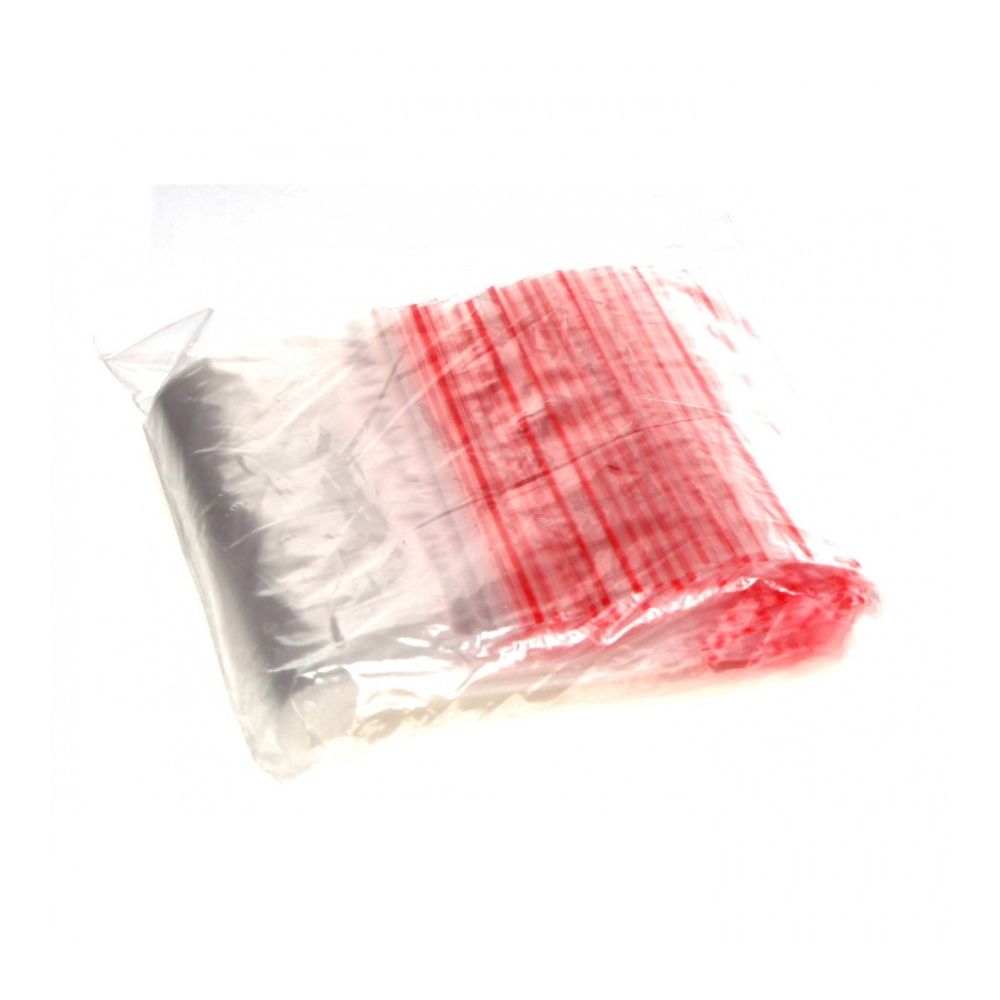 Плик с цип Extrapack, LDPE, 35 mic, кристален, 110х140 мм, опаковка 100 бр.