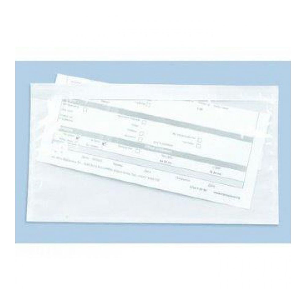 Пликове за товарителница DOKUFIX, C5, 160х240 мм, полиетиленови, прозрачни, 1000 бр.