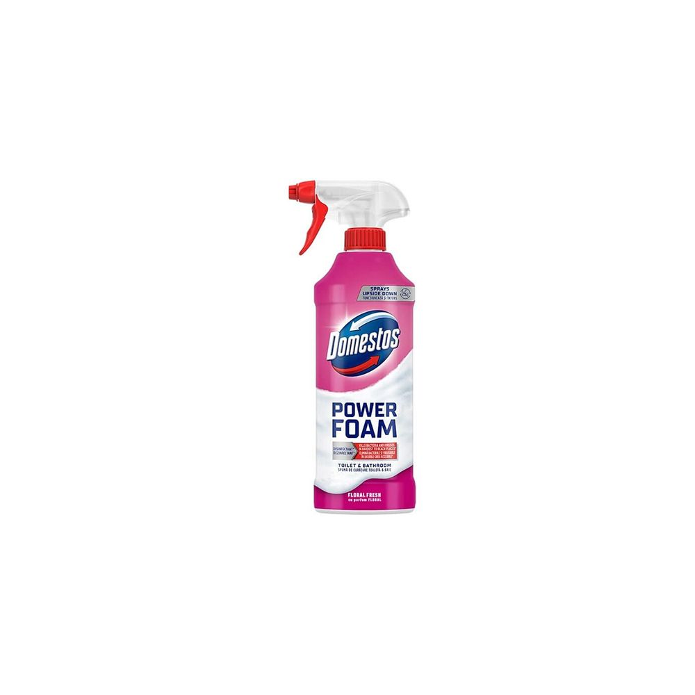 Почистваща пяна за баня и WCDomestos Power Foam Floral Fresh , 435 мл