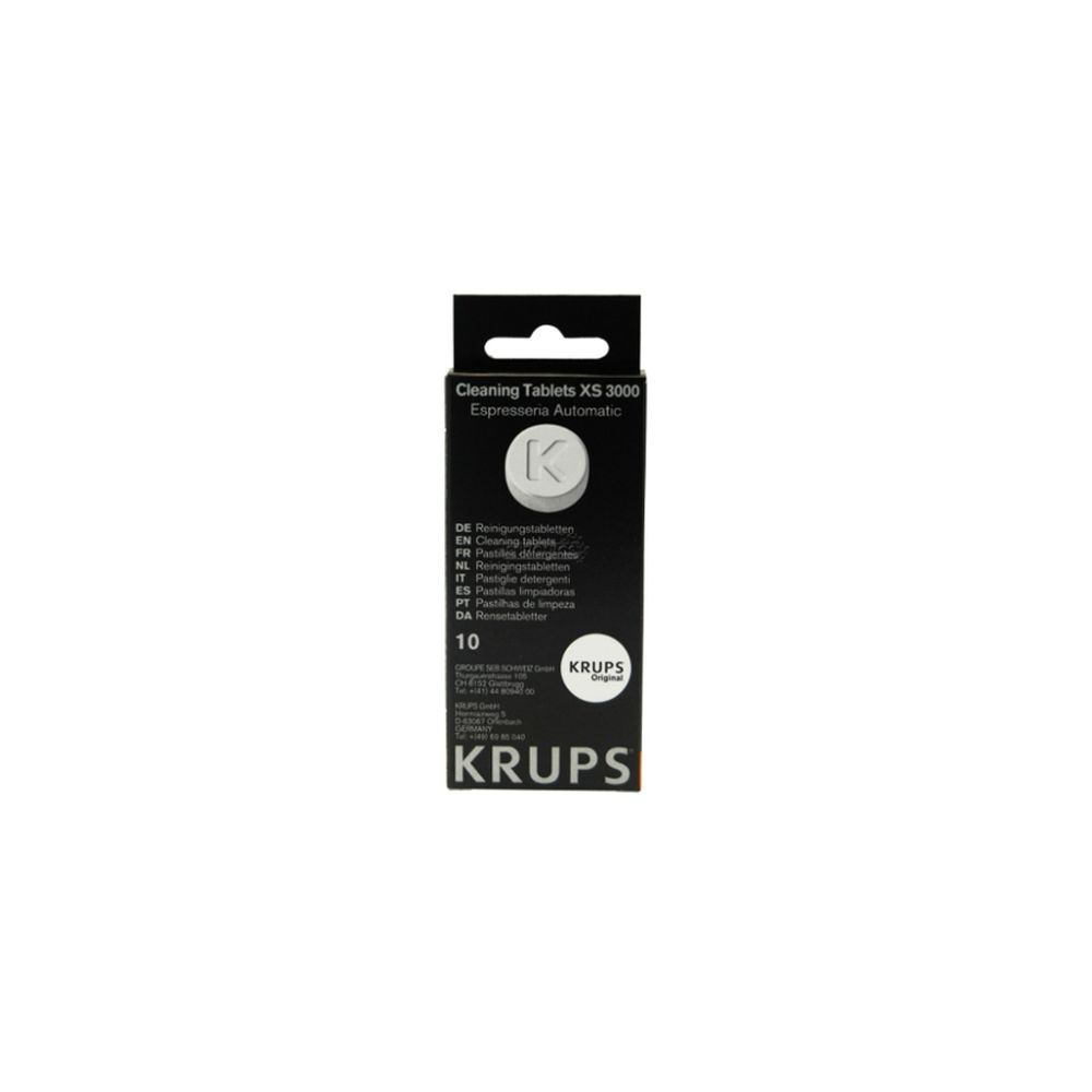 Почистващи таблетки за кафемашини KRUPS, XS300010, 10 бр. x 1.5 гр
