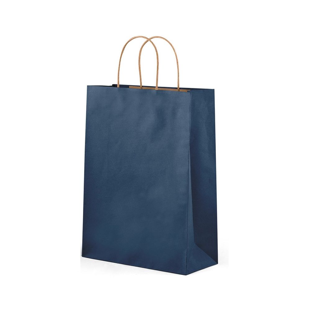 Подаръчна торбичка LASTVA Dona, еко хартия, 250x310x100 мм, синя