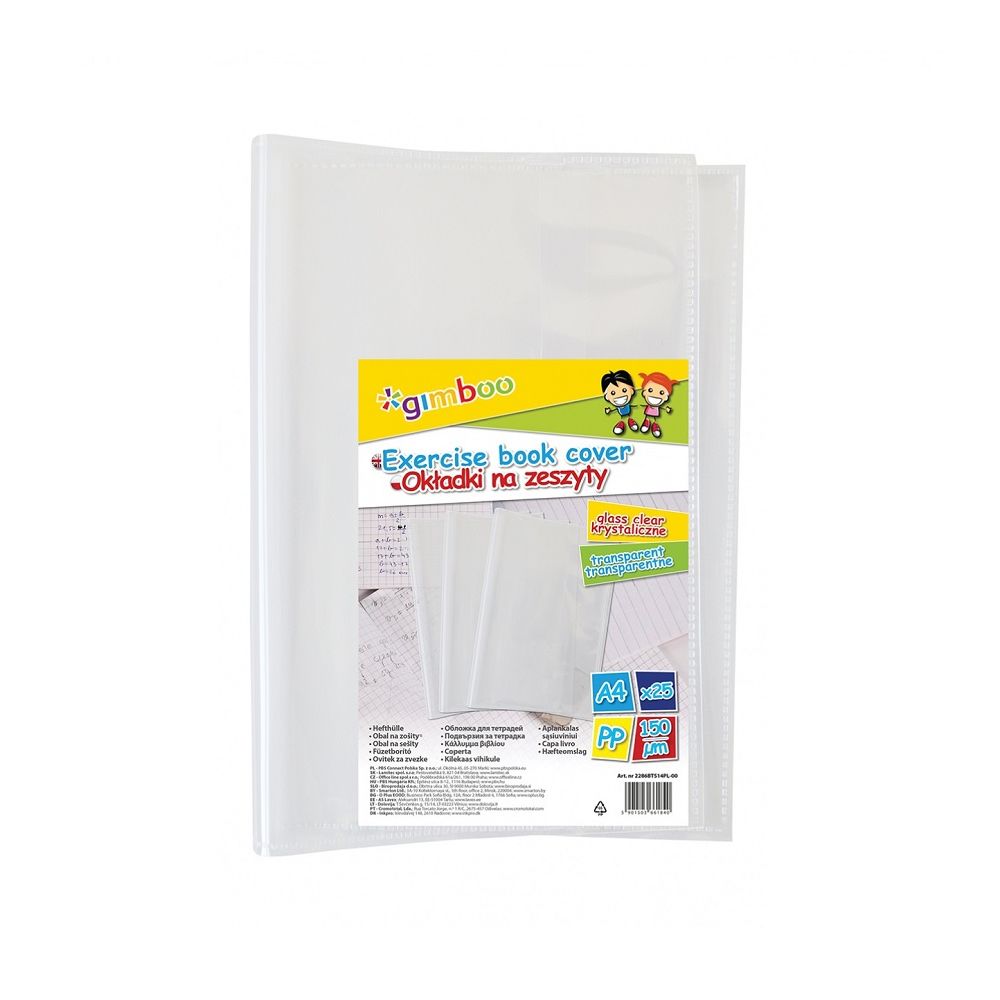 Подвързия GIMBOO, A4, 150 mic, прозрачна
