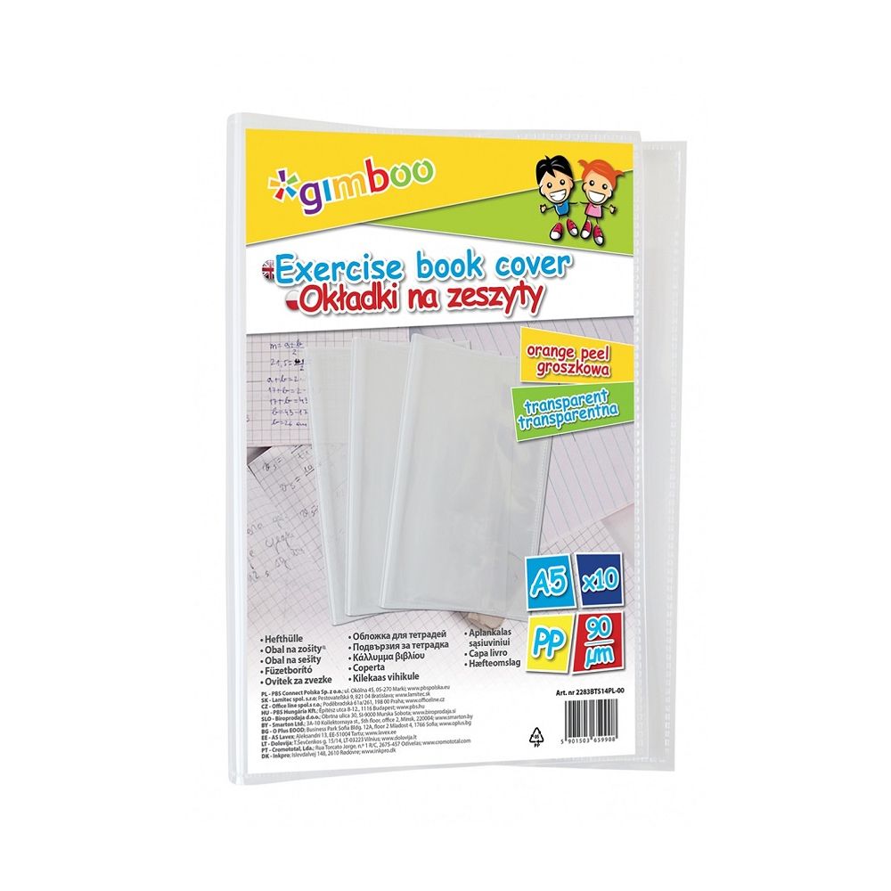 Подвързия GIMBOO, A5, 150 mic, прозрачна