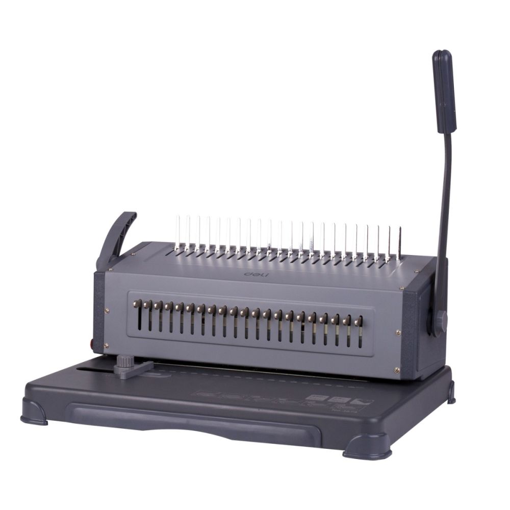 Подвързваща машина Deli Power E3874, за пластмасови спирали, до 450 л.