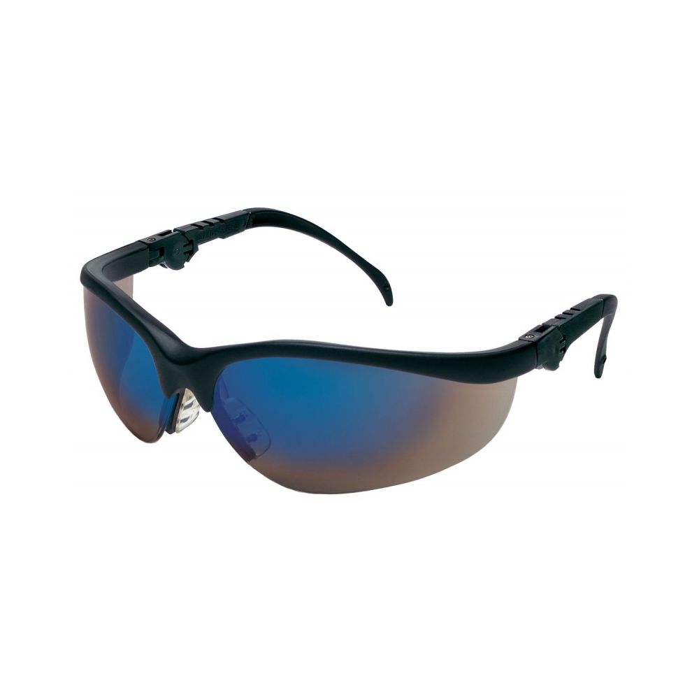 Предпазни очила MCR Safety Klondike Plus, EN166, против мъгла, без надраскване, сини стъкла