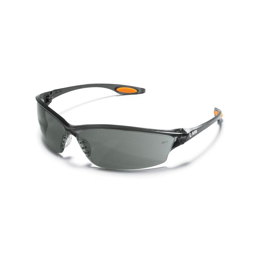 Предпазни очила MCR Safety Law 2, EN166, без надраскване, сиви стъкла