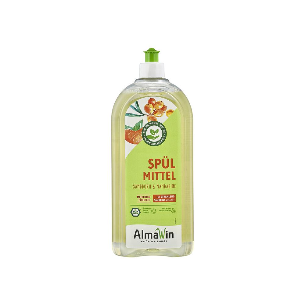 Препарат за съдове AlmaWin биоразградим, мандарина, 1 л