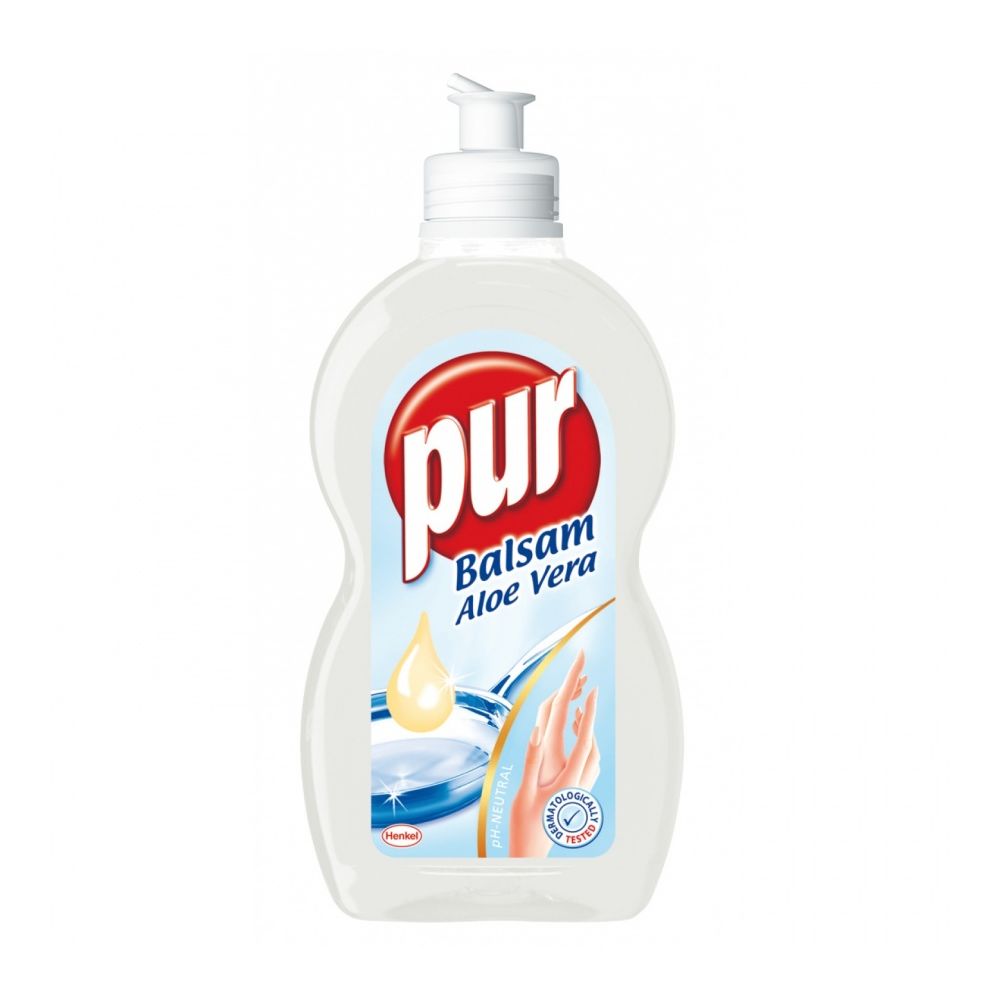 Препарат за съдове Pur Aloe vera с балсам, 450 мл